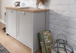 GFW Lancaster Shoe Storage Cabinet -Cream - thumbnail 6