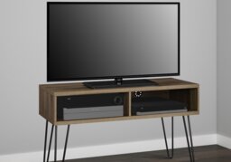 Dorel Owen Retro TV Stand-White - thumbnail 4