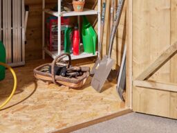 Rowlinson Shiplap Apex Shed Double Door 4x6cm - thumbnail 5