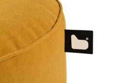 Extreme Lounging B Pouffe Brushed Suede Mustard - thumbnail 2
