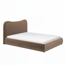 SOLACE+CO Ember Ottoman Bed Chocolate Velvet-Double - thumbnail 4