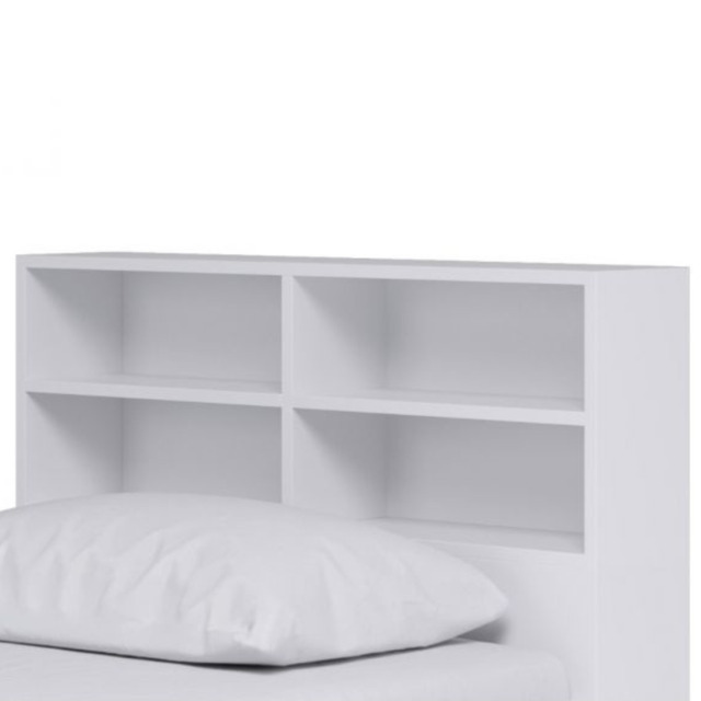 Kidsaw Bookcase Headboard Attachment  for Cabin Beds - White - image 1