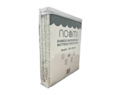 Noomi Bamboo Waterproof Mattress Protector Green-Shorty Size - thumbnail 3