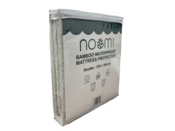 Noomi Bamboo Waterproof Mattress Protector Green-Shorty Size - thumbnail 2