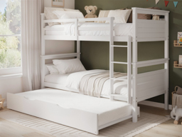Flair Atlanta Detachable Bunk Bed White - thumbnail 3