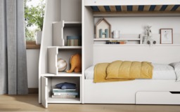Flair Slick Staircase Bunk Bed White - thumbnail 4