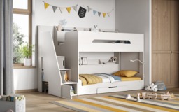 Flair Slick Staircase Bunk Bed White - thumbnail 2