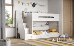 Flair Slick Staircase Bunk Bed White - thumbnail 3