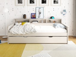 Kids Avenue Haven 2 Single Day Bed with Trundle Drawer - thumbnail 2