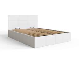 GFW End Lift Ottoman Storage Bed-White/White-Double - thumbnail 6