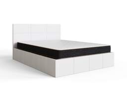 GFW End Lift Ottoman Storage Bed-White/White-Double - thumbnail 5