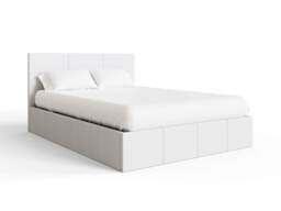 GFW End Lift Ottoman Storage Bed-White/White-Double - thumbnail 4