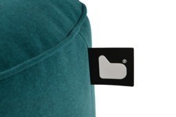Extreme Lounging B Pouffe Brushed Suede Teal - thumbnail 2