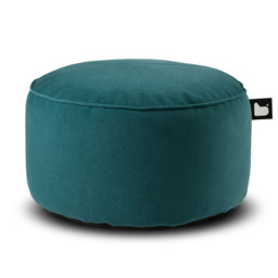 Extreme Lounging B Pouffe Brushed Suede Teal