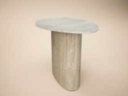 SOLACE+CO Elin Sintered Stone Effect Side Table - thumbnail 2