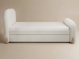 Flair Ines Single Bed with Trundle Cream Boucle - thumbnail 5
