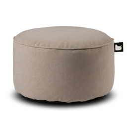 Extreme Lounging B Pouffe Brushed Suede Stone - thumbnail 1