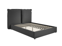 LPD Sunday Upholstered Bed Linen-Grey-SuperKing - thumbnail 3