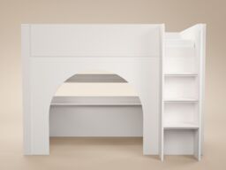 Flair Kaska Ribbed Mid Sleeper Bed White - thumbnail 3
