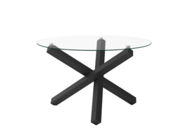 LPD Capri Dining Table With 4 Tara Burnt Rust Dining Chairs - thumbnail 7