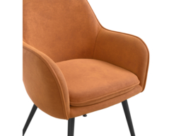 LPD Capri Dining Table With 4 Tara Burnt Rust Dining Chairs - thumbnail 6