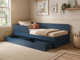 Flair Aris Single Montessori Bed with Storage Drawers Navy - thumbnail 3