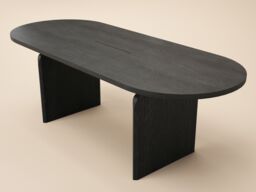 SOLACE+CO Varm & Estella Black Extendable Dining Table with Velvet Chairs Beige Table + 4 Chairs - thumbnail 5