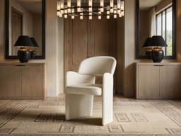 SOLACE+CO Estella Velvet Dining Chair Set of 2 Beige - thumbnail 2
