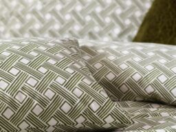 HÖEM Alexa Double Duvet Cover Set Green Cotton Rich-Kingsize - thumbnail 3
