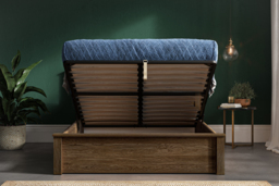 Emporia Monaco Solid Warm Oak Ottoman Bed-SuperKing - thumbnail 2