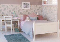 Little Folks Furniture Fargo Small Double Bed Frame-Pure White - thumbnail 4