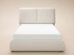 SOLACE+CO Lydia Upholstered Ottoman Storage Bed Cord Fabric Double Beige - thumbnail 6