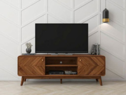 Kidsaw TV Unit with Storage Columbian Walnut 160cm - thumbnail 2