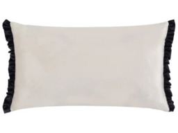 Wylder Tilly Reversible Velvet Cushion Cover -Lace/Black - thumbnail 3