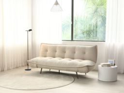 Limelight Remi Cord Fabric Sofa Bed-Natural - thumbnail 4