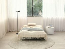 Limelight Remi Cord Fabric Sofa Bed-Natural - thumbnail 6