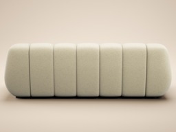 SOLACE+CO Macy Large 3 Seater Sofa Chenille Cream - thumbnail 6