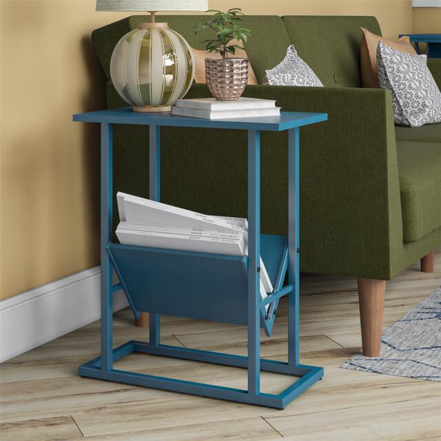 Novogratz Regal End Table-Blue Oak - image 1
