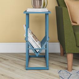 Novogratz Regal End Table-Blue Oak - thumbnail 2