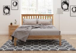 Flintshire Furniture Gladstone Solid Oak Bed Frame-Single - thumbnail 2