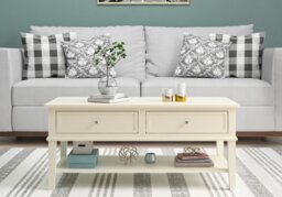Dorel Franklin Coffee Table-White - thumbnail 3