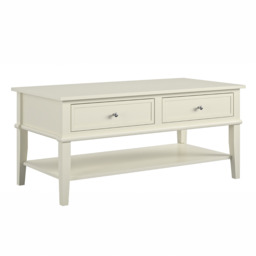 Dorel Franklin Coffee Table-White - thumbnail 1