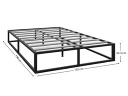 GFW Platform Metal Bed Frame-Small Double - thumbnail 6