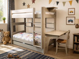 " Mathy By Bols Dominique Separable Bunk Bed with Desk & Drawers" - thumbnail 6