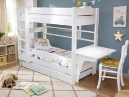 " Mathy By Bols Dominique Separable Bunk Bed with Desk & Drawers" - thumbnail 5