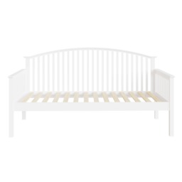 GFW Madrid Single Wooden Day Bed - White - thumbnail 6