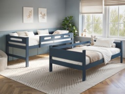 Flair Elijah Detachable Wooden Bunk Bed Blue - thumbnail 3