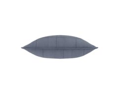 Yard Hebden Quilted Feather Cushion Denim Blue - thumbnail 3