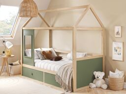 Flair Ted Play House Wooden Bed with Storage Green - thumbnail 2