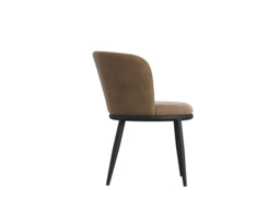 LPD Rina Black Dining Table With Nova Dining Chairs Mole Table & 4 Chairs - thumbnail 4